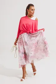 Zestaw Anastasia #1375 belyj+korall