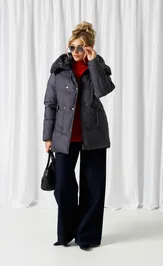 Coat Beautiful & Free 1018 grafit