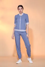 Garnitury damskie Vilena-fashion #641 sinij