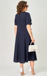 Dress EVA GRANT 7200 sinij