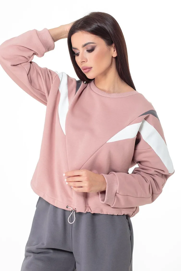 Bluza Anelli Laurel #1018 pepelnaya roza