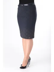 Spódnica Elite Moda #3299 sinij