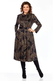 Dress Milora #1164/1 chernyj s listyami