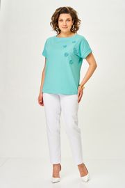 Блузон Rumoda арт. 2288 бирюзовый