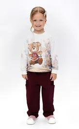 Spodnie Bell Bimbo 242026 bordo