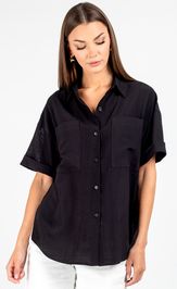 Blouse VIZAVI 724 chernyj
