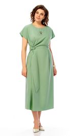 Платье Ольга Стиль С1019 полынь