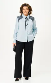 Blouse Bello style 5-008-blue