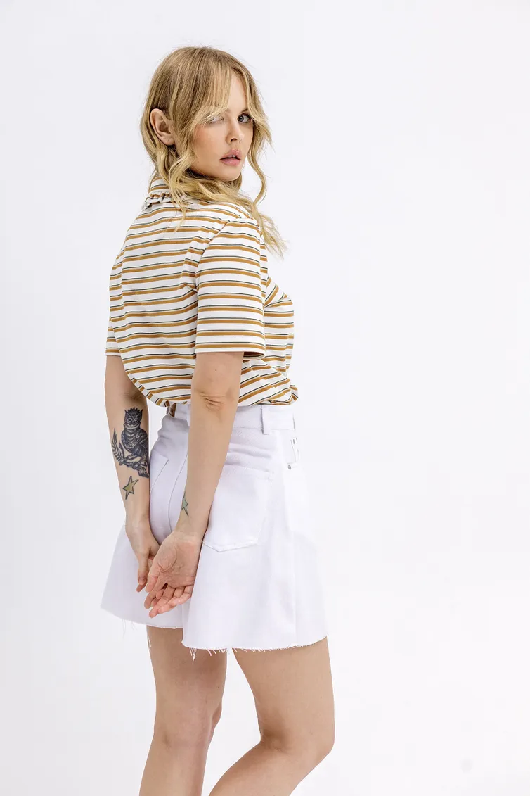 Spodenki Pirs #6859 belyj