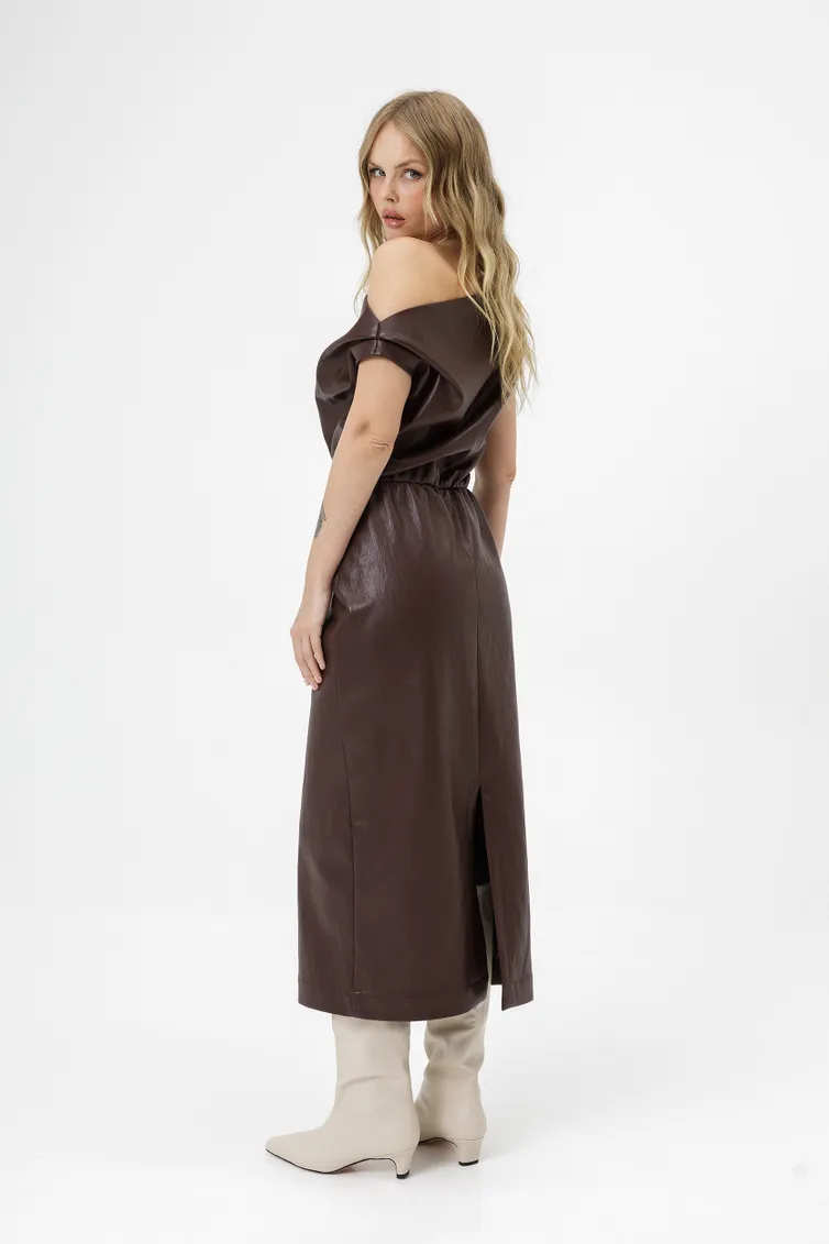 Sukienka Pirs #7055 burgundi