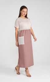 Sukienka BONADI 1964 kapuchino