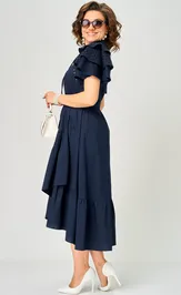 Платье EVA GRANT 7297 синее