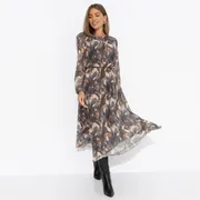 Dress CHARUTTI #Letyashhie mgnoveniya (brown)
