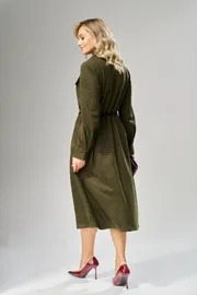 Sukienka Ava fashion #M-239 xaki