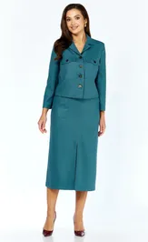 Suit Milora 1382 biryuzovaya gus-lapka