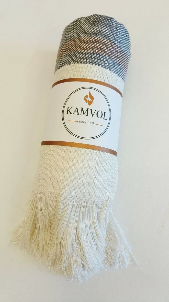 Пледы Камволь арт. 26СП193с-ДЯ (6-6)