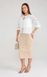 Sweter BONADI 2208 belyj