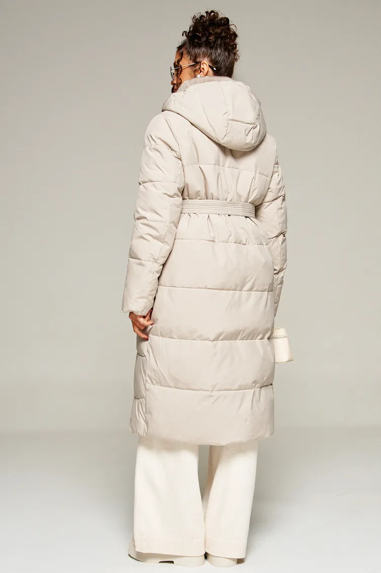 Coat Beautiful & Free #8012 kremovyj