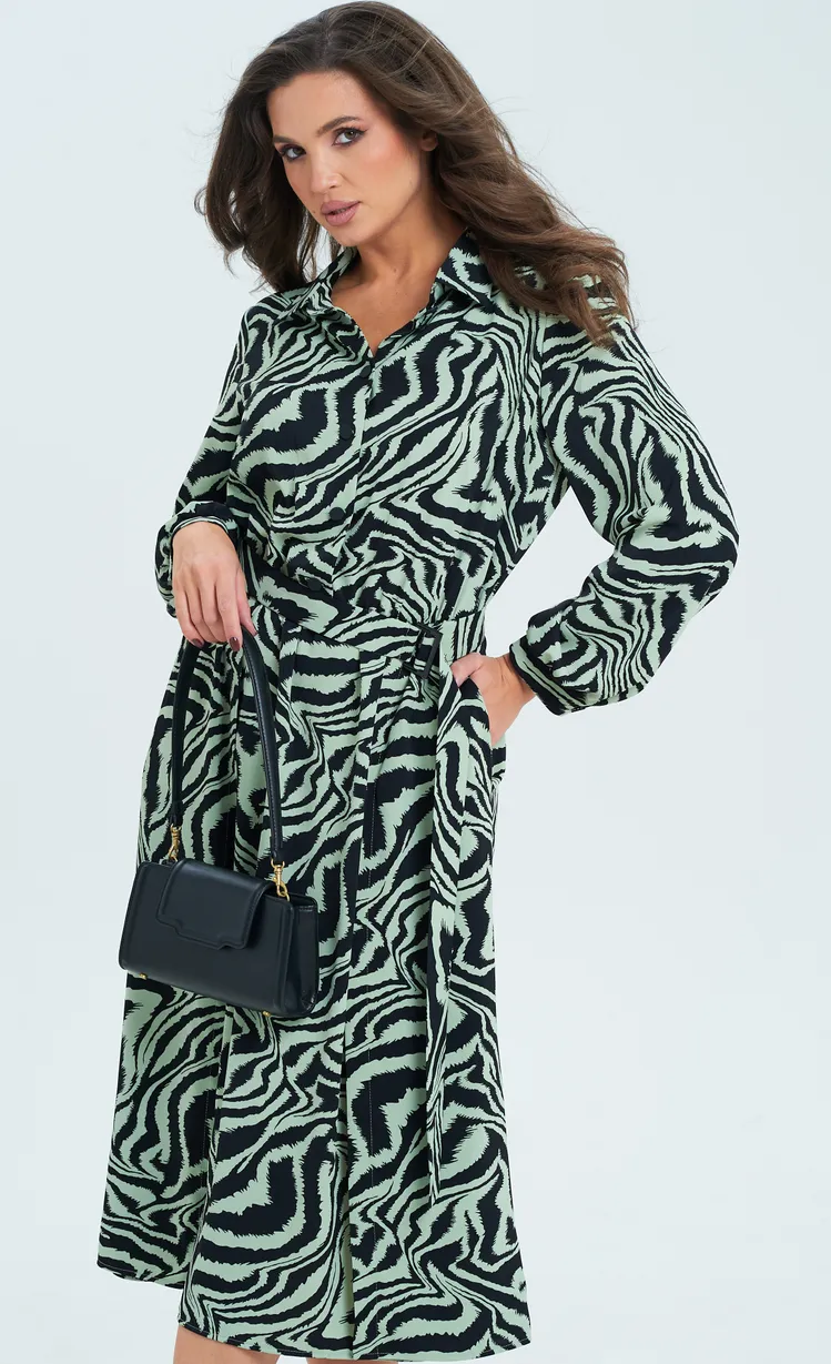 Sukienka Verita moda #N-2317 zebra