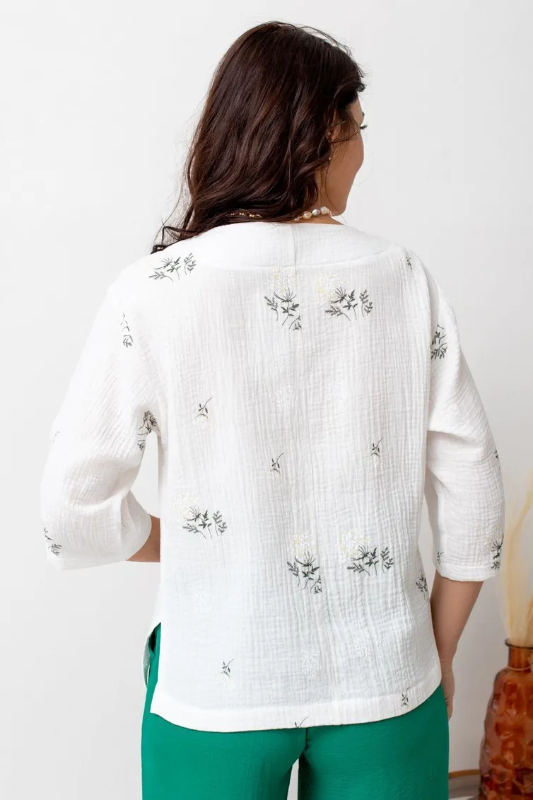 Blouse TOOK A LOOK & Angelika #TB-43m romashki