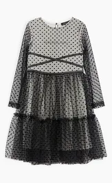 Sukienki Bell Bimbo 242210 chernyj/moloko