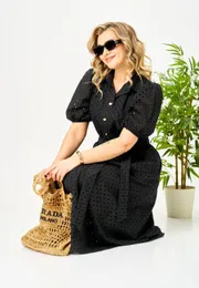 Sukienka Ava fashion #M-187 chernyj