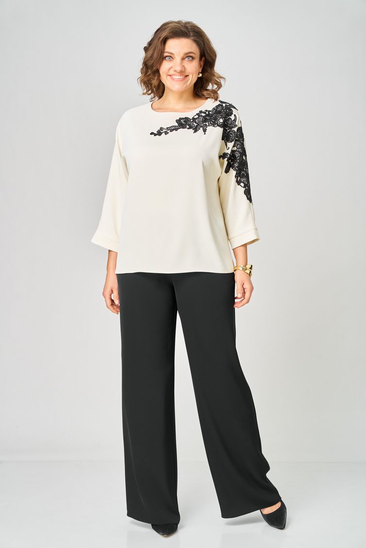 Комплект Rumoda арт. 2278 дл.р. молочный-черный