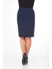 Spódnica Elite Moda #3493 sinij