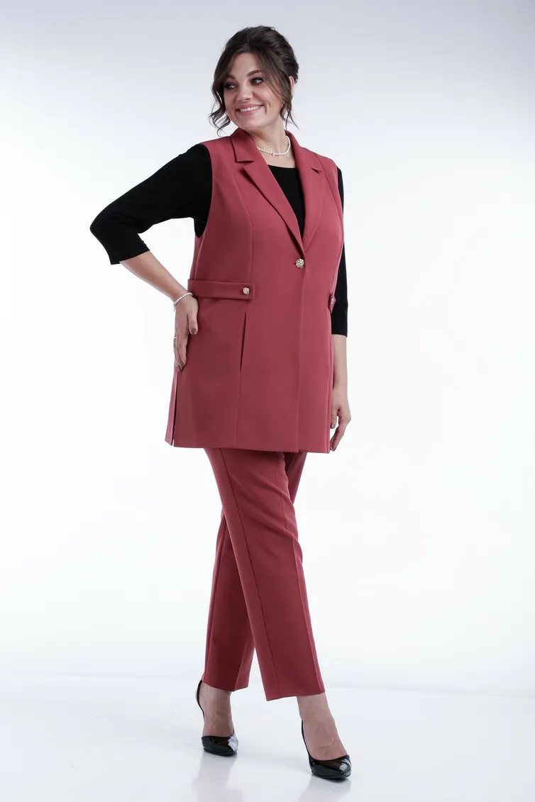 Garnitur Vilena-fashion #996 indijskij krasnyj