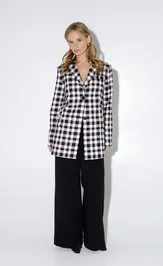 Костюм Pirs 5252 Клетка черная с розовым+черный