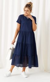 Платье Beautiful & Free 6462 синий