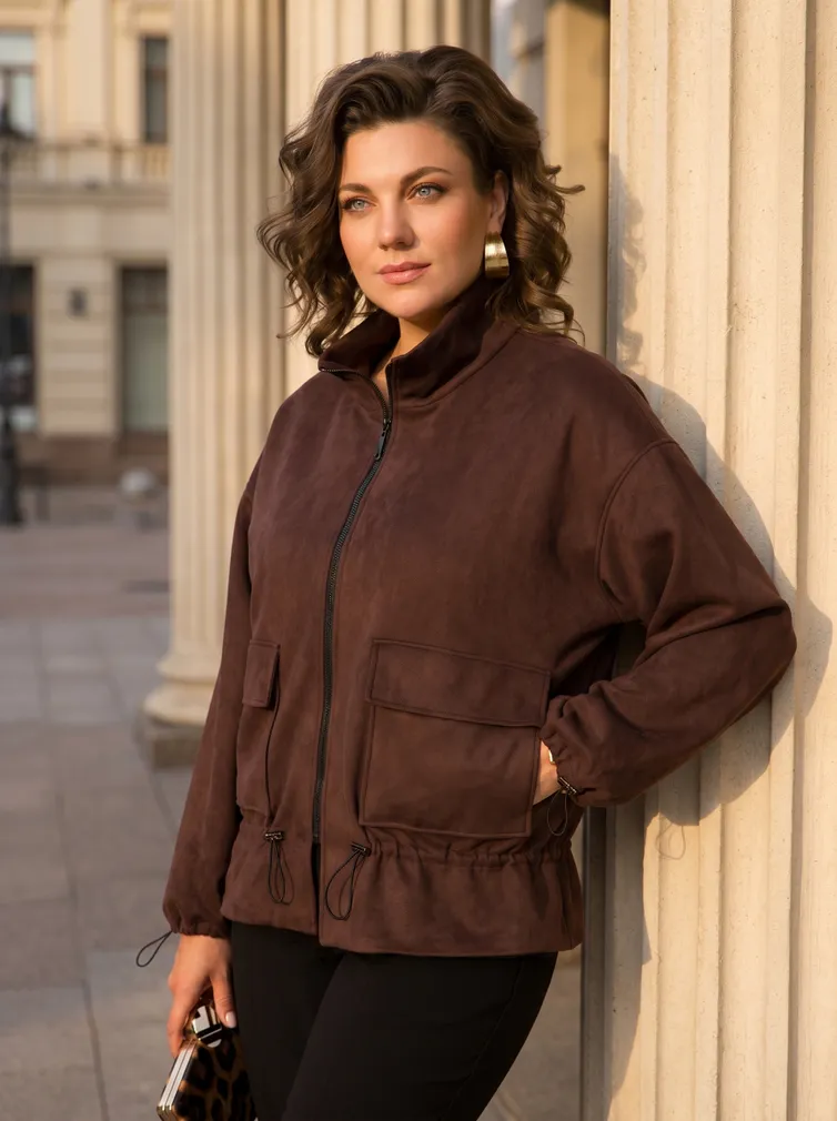 Костюмы, комплекты Лилиана арт. 1560БрПн шоколад/черн