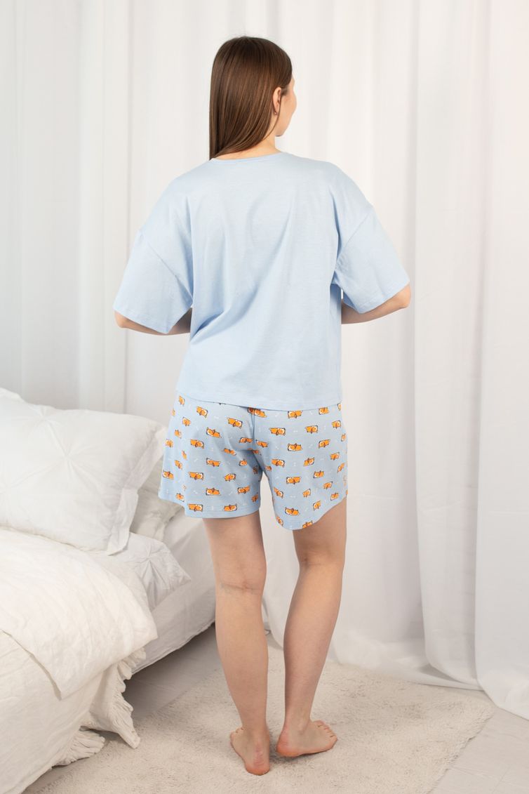 Пижама Купалинка арт. 661521 158,164 К.голубой,набивка