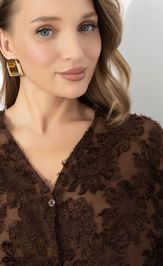 Blouse CHARUTTI Gromche slov (shokolad)