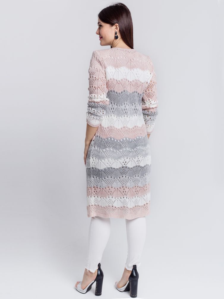 Кардиган BONADI арт. 1285 пудра-серый