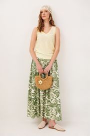 Юбка Buter New арт. 3342 принт листья