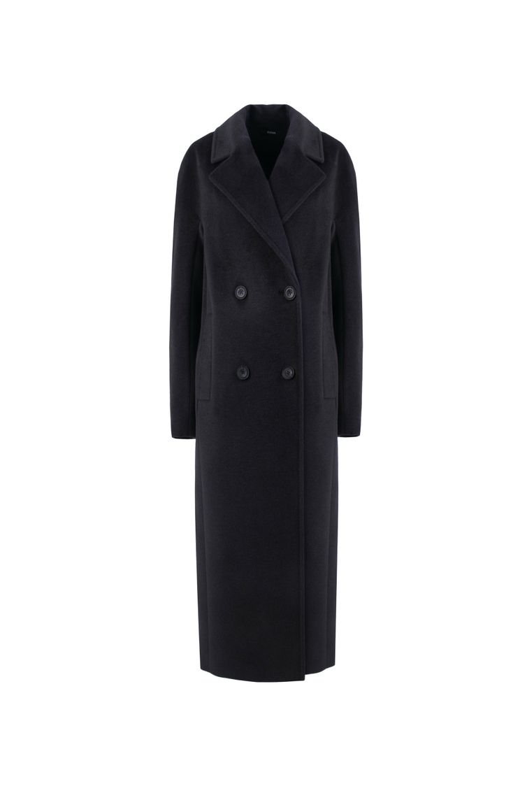 Пальто Elema арт. 1-2392 тёмно-синий 164