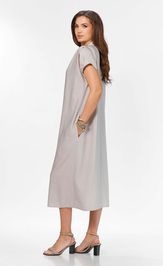 Dress MALI 46-001 svetlo-seryj