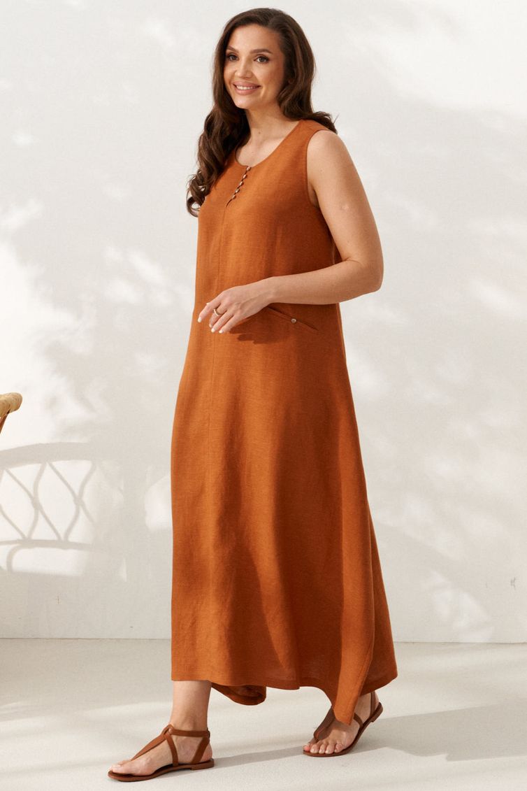 Dress Alta Moda #1084-2 terrakot