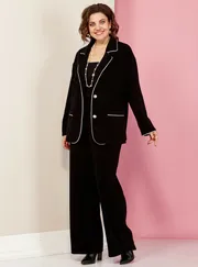 Żakiet Ava fashion #M-092 chernyj