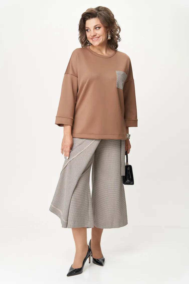 Костюм Michel Chic арт. 1362/2 корич. клетка