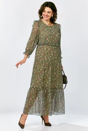 Платье LS арт. 25301 зеленый