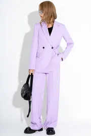 Spodnie Pirs #4654 sv.lavanda