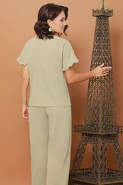 Костюм DS Trend арт. К-0869-0293 (брючный бледно-зеленый)