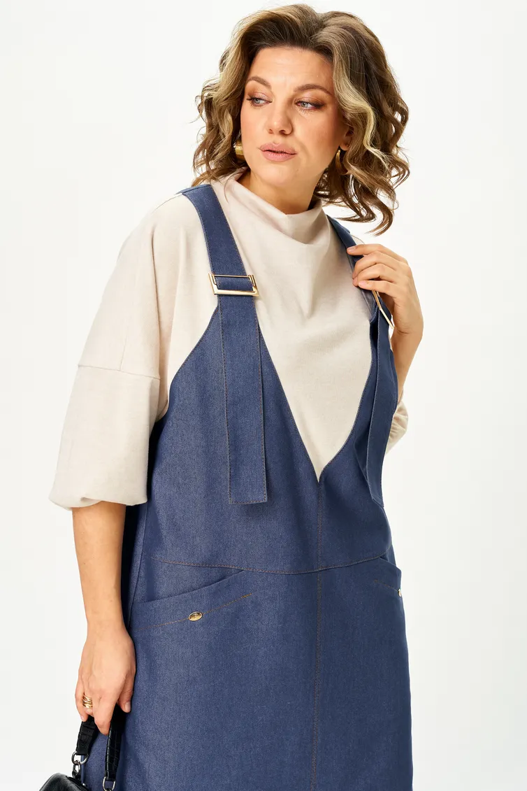 Sukienka Karina Delux #M-1452 denim