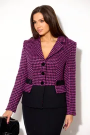 Set Anastasia #1052.2 madzhenta/t. Grafit kletka