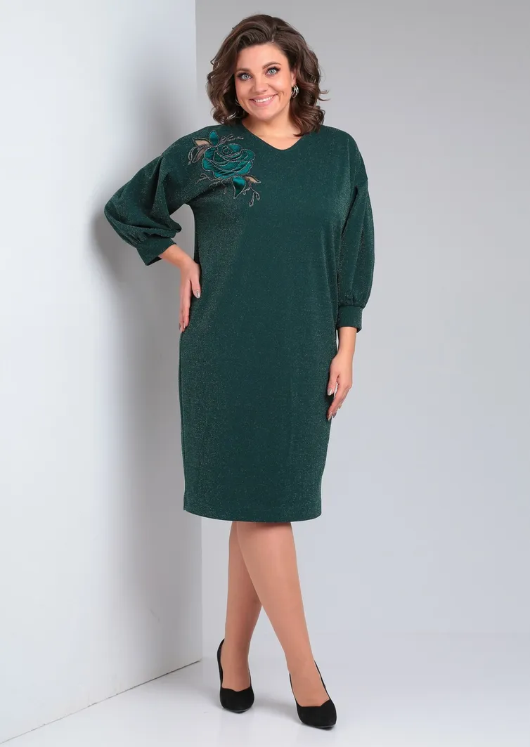Sukienka Vilena-fashion #940 izumrud