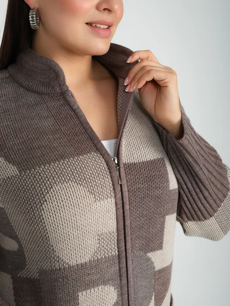 Cardigan BONADI #1982 kapuchino