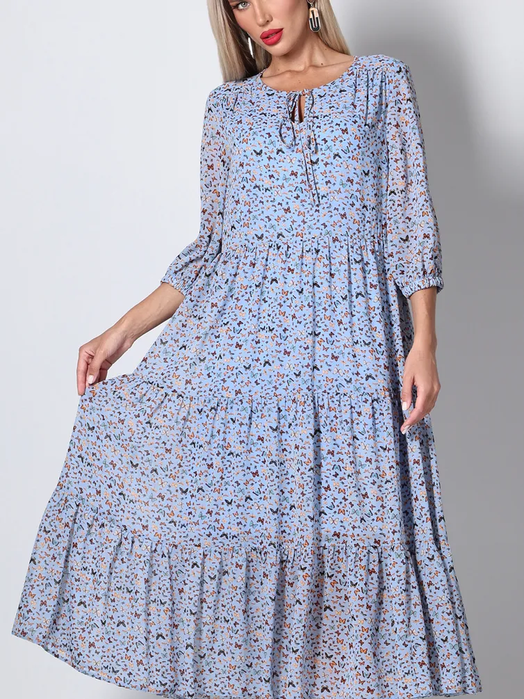 Dress DS Trend #YuS-1096 (Vse o nezhnosti, top nyu)
