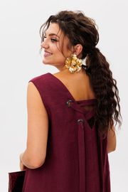 Платье Anelli Laurel арт. 1472 вишневый сумрак